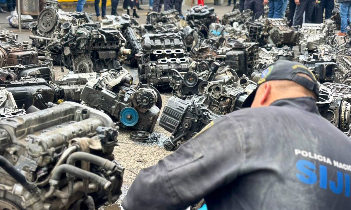 Motores robados fueron recuperados por la Policía Mebog en La Estanzuela