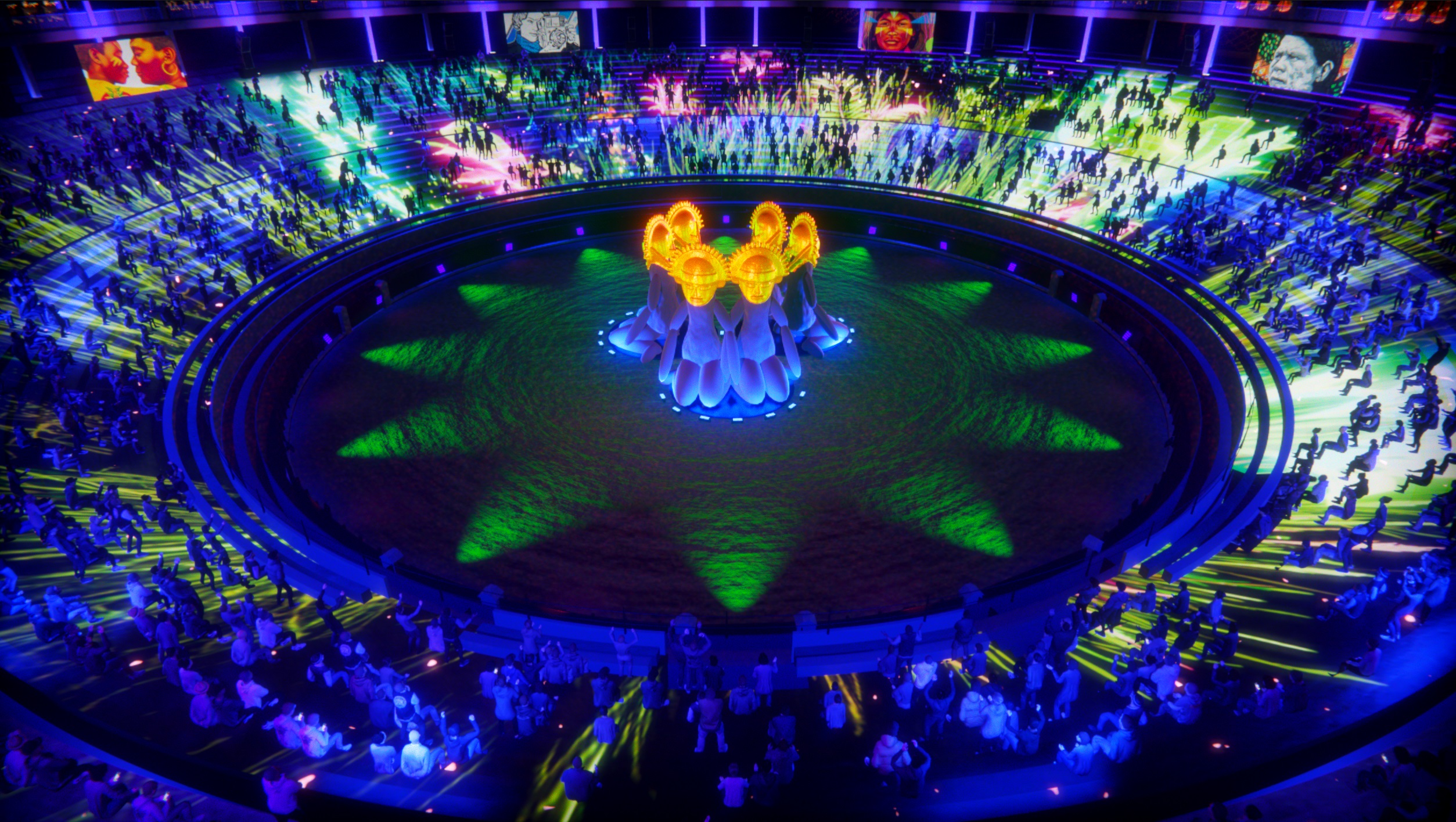 ESPECTÁCULO 'LATIDO DE LA TIERRA', DE LA MEXICANA AMARANTA ALMARAZ Obra inaugural de la bog25