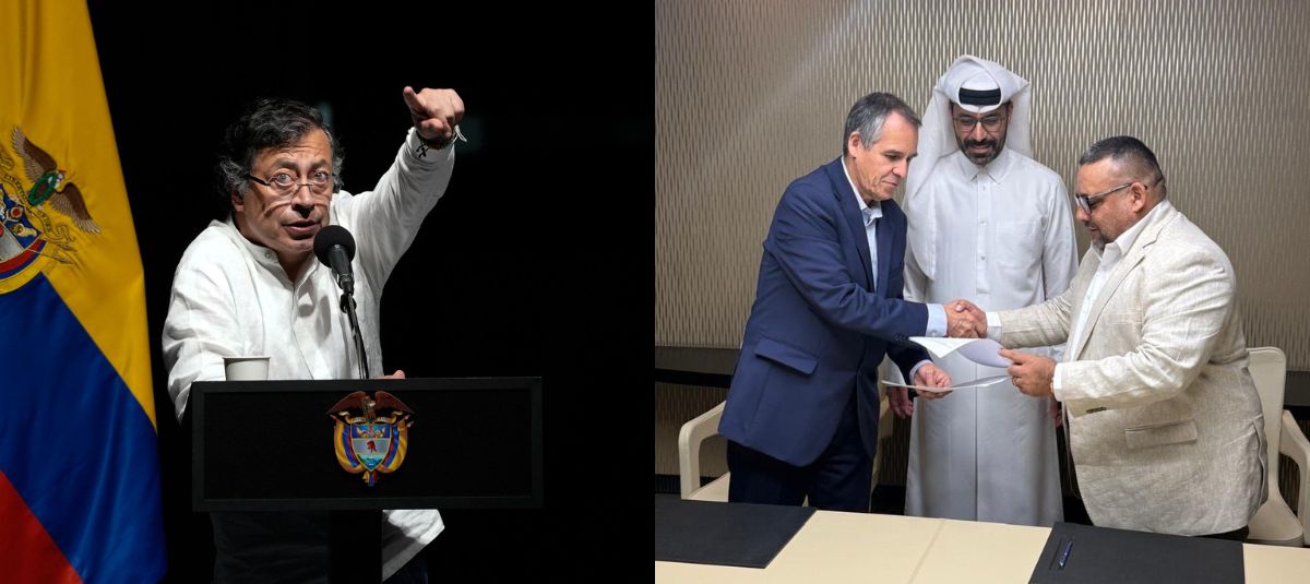 EL PRESIDENTE PETRO HABLÓ SOBRE LA NEGOCIACIA CON EL 'CLAN DEL GOLFO'.