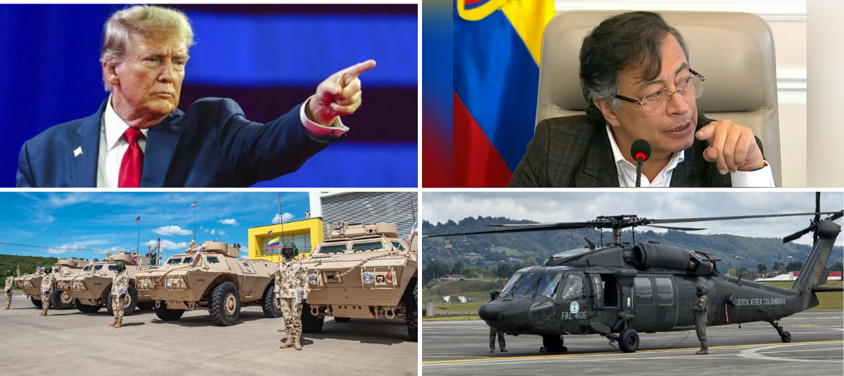 Donald Trump y Gustavo Petro