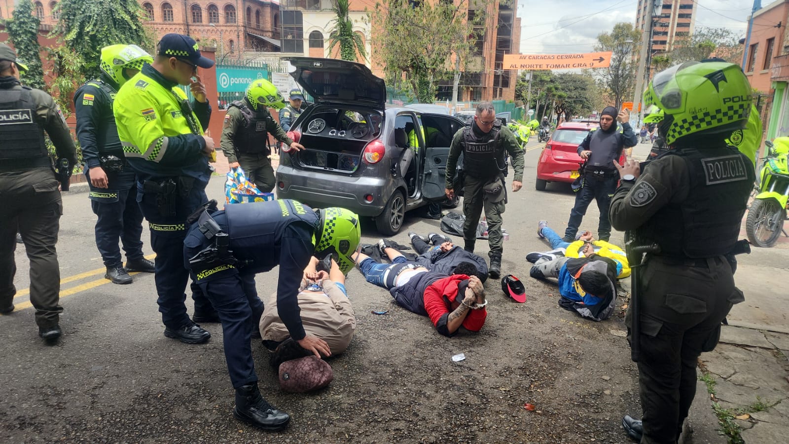Capturados en Bogotá