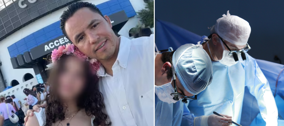 Carlos Arellano señaló que su hija fue sometida el 12 de septiembre a una cirugía estética realizada por el doctor V.M.R.G.