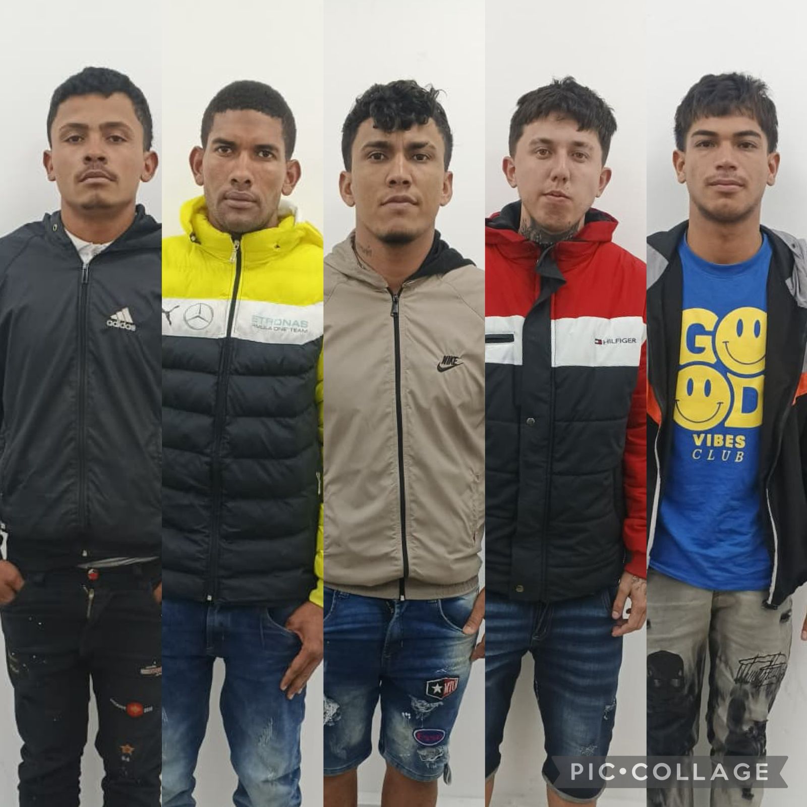 LOS CINCO CAPTURADOS FUERON JUDICIALIZADOS Y ENVRADOS A PRISION TRAS EL MILLONario Hallo en una droguería de Chapinero.