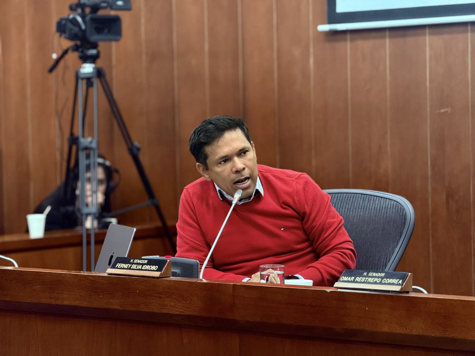 El senador Ferney Silva miembro de la Comisión Séptima de Senado en donde se discutirá la reforma a la salud.