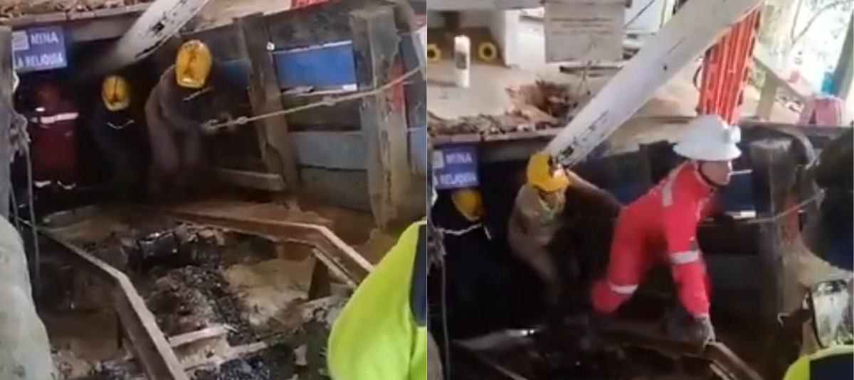 23 Mineros atrrapados en la Mina la Reliquia Fueron Rescatados.