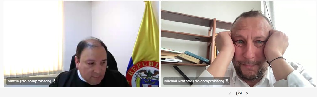 El Juez Segundo Penal Municipal de Control de Garantías de Tunja, Martín Hernán Martínez y El Alcalde de Tunja, Mikhail Krasnov.