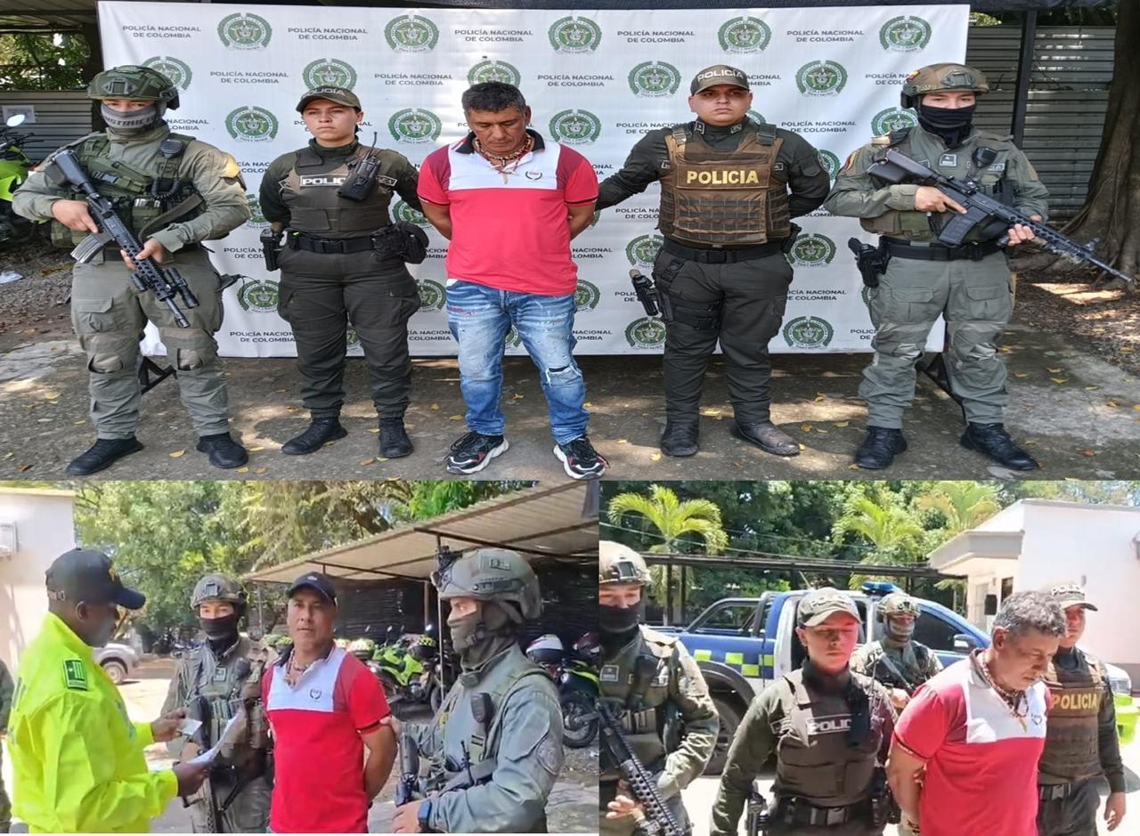 El Hombre Fue Capturado en Santander de Quilichao, Cauca.