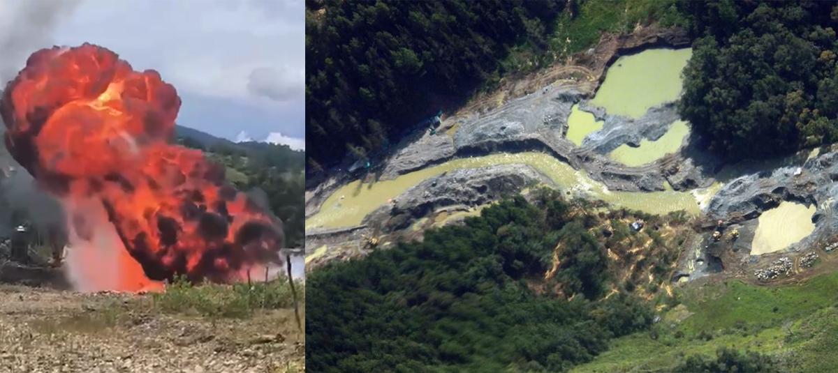 Minería ilegal en antioquia