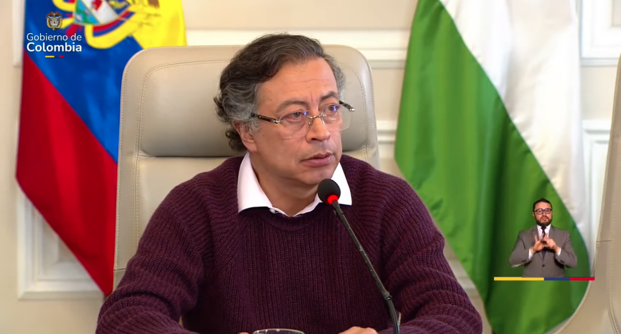 El presidente Gustavo Petro.