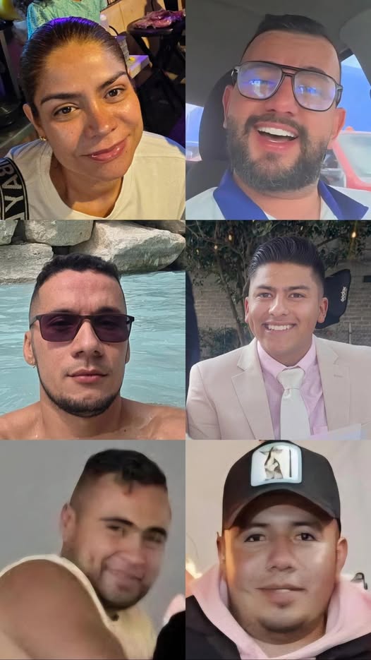 Colombianos capturados en México.