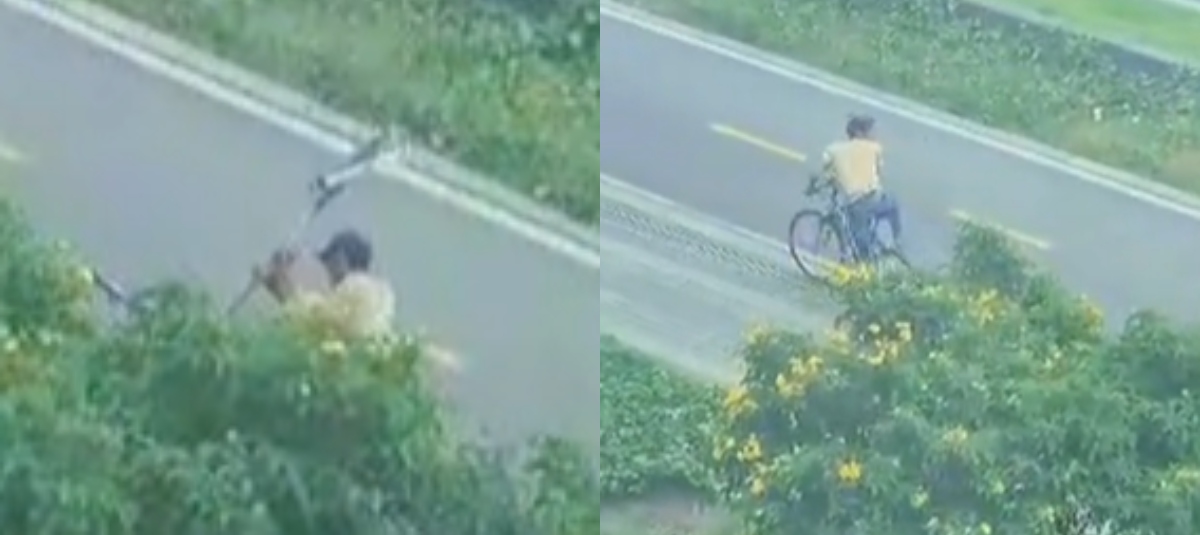 Ladrón de bicicletas en Bogotá