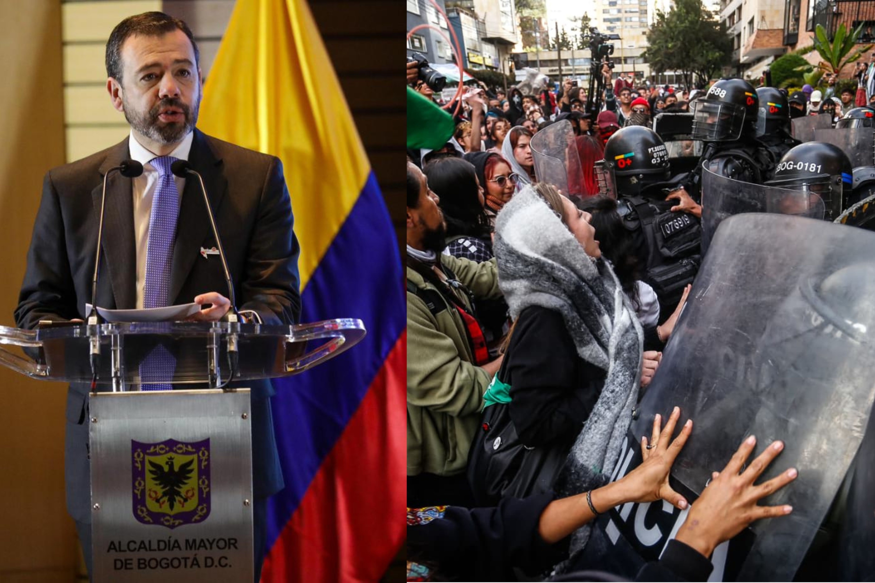 Galán sobre disturbios
