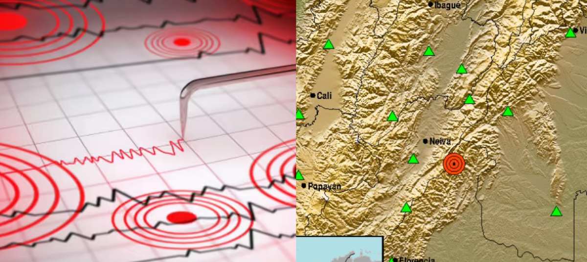 Bugün Kolombiya'da Güçlü Titreme 4 Ekim | Kolombiyalı Jeoloji Servisi, 4: Merkezi ve Daha Fazla Ayrıntılar