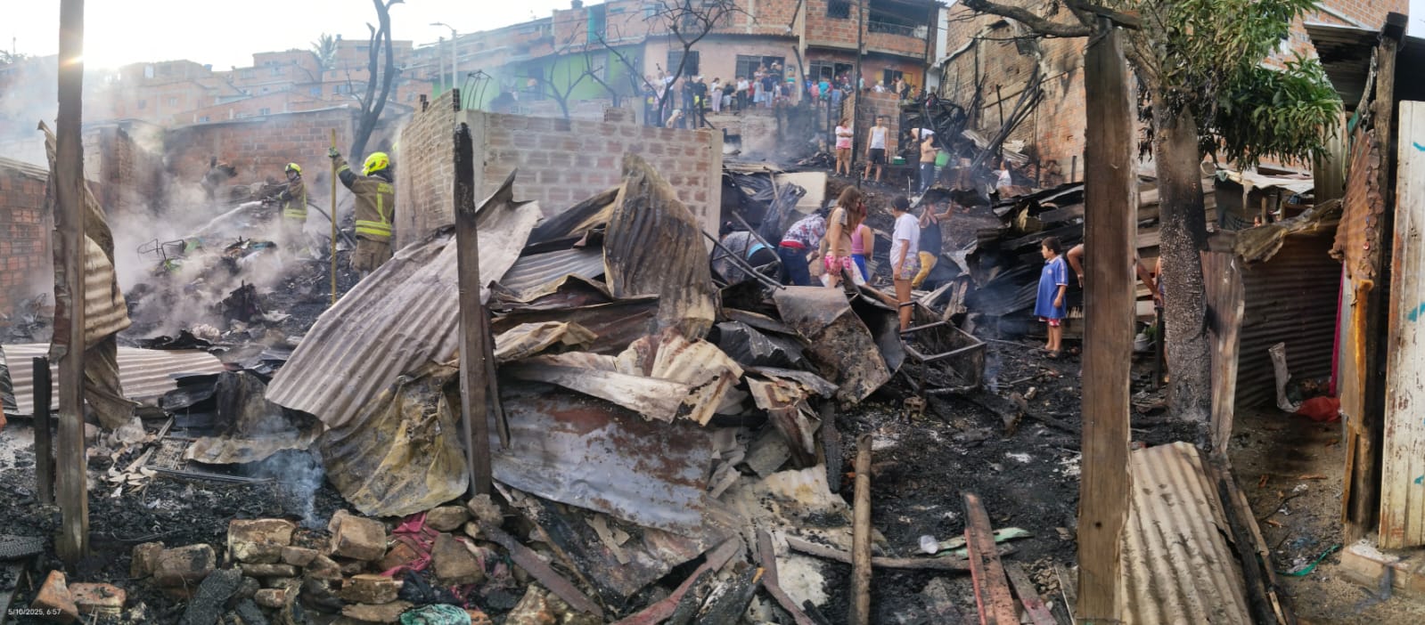 Incendio en Zarabanda, Bucaramanga