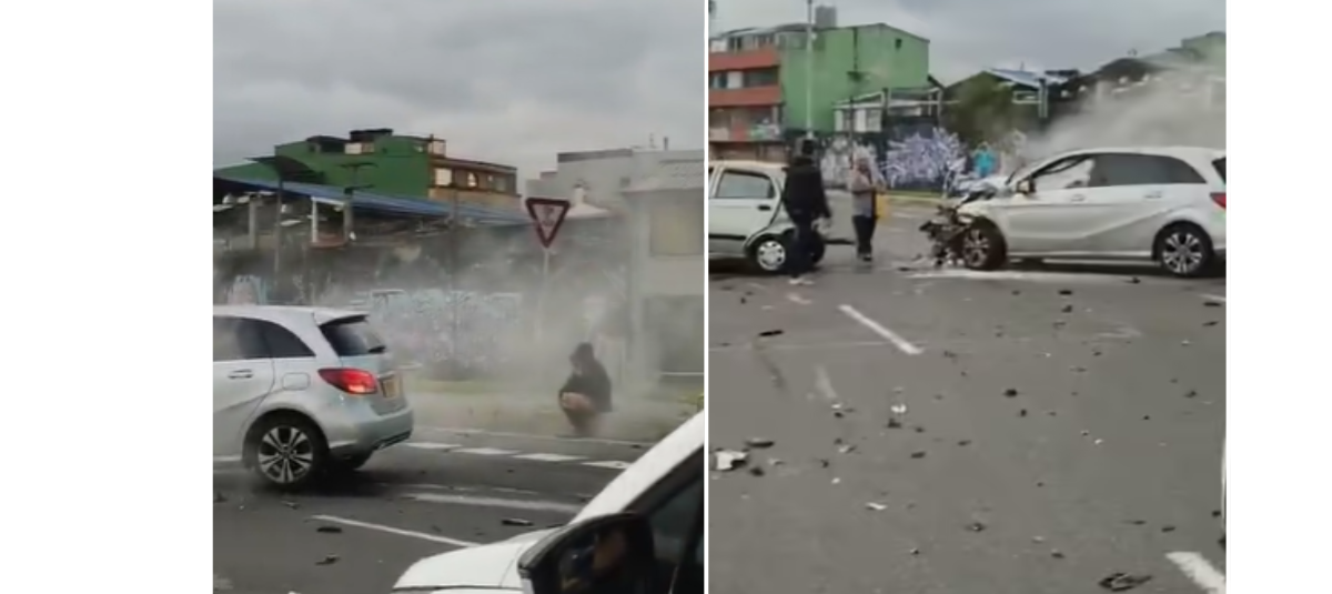 Imágenes del grave accidente de tránsito en Engativá