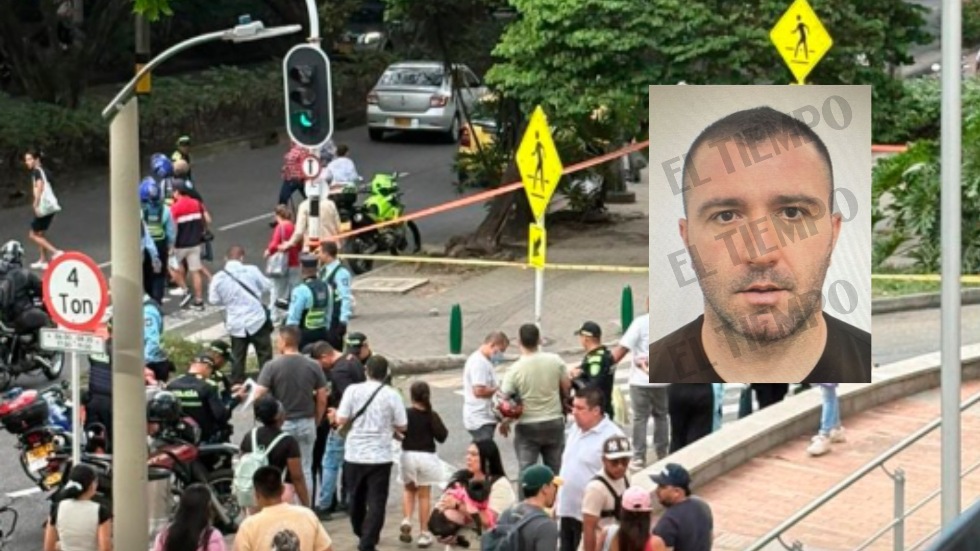 Artur Tushi, un albanés de 44 años, que portaba pasaporte ecuatoriano, fue asesinado a tiros en el sector del centro comercial Santa Fe, en Medellín.