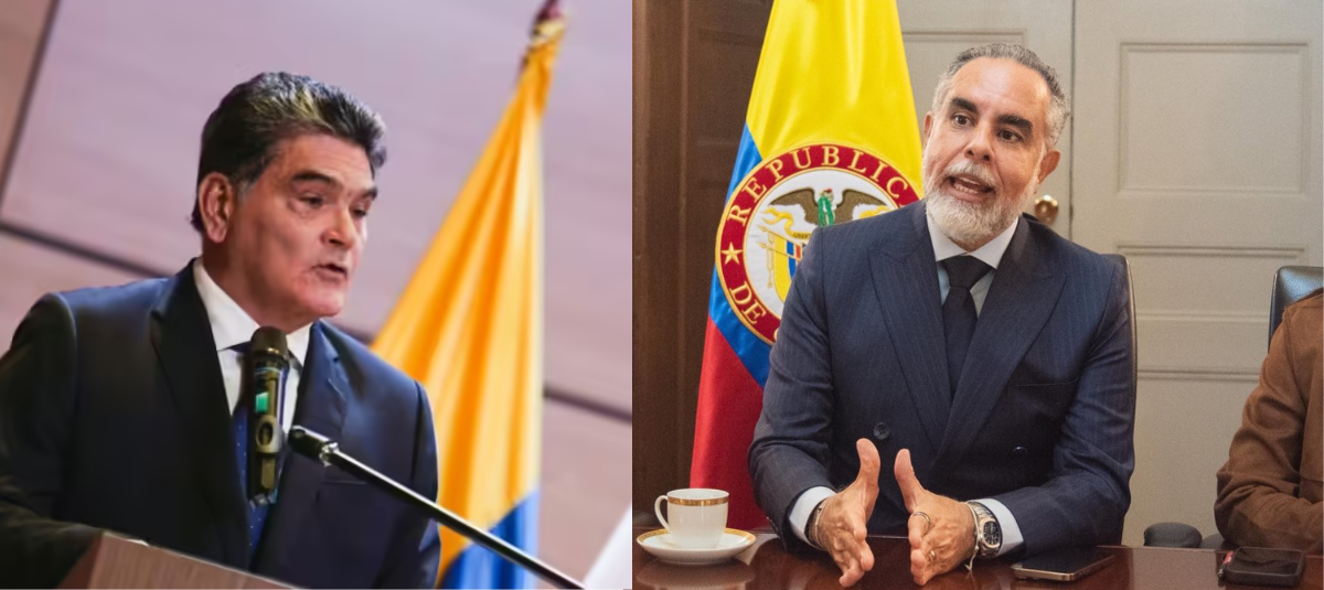 El Procurador General Gregorio Eljach y El Ministro Armando Benedetti.
