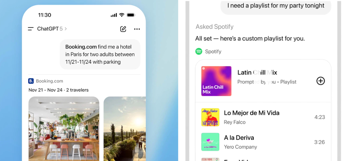 Ahora los usuarios pueden chatear desde ChatGPT con varias aplicaciones como Spotify, Canva, Coursera y otras: ¿cómo hacerlo?