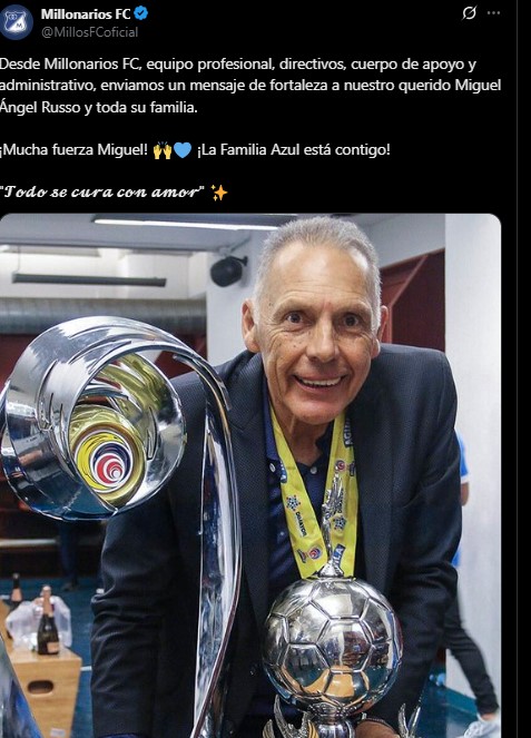Miguel Russo y el mensaje de Millonarios