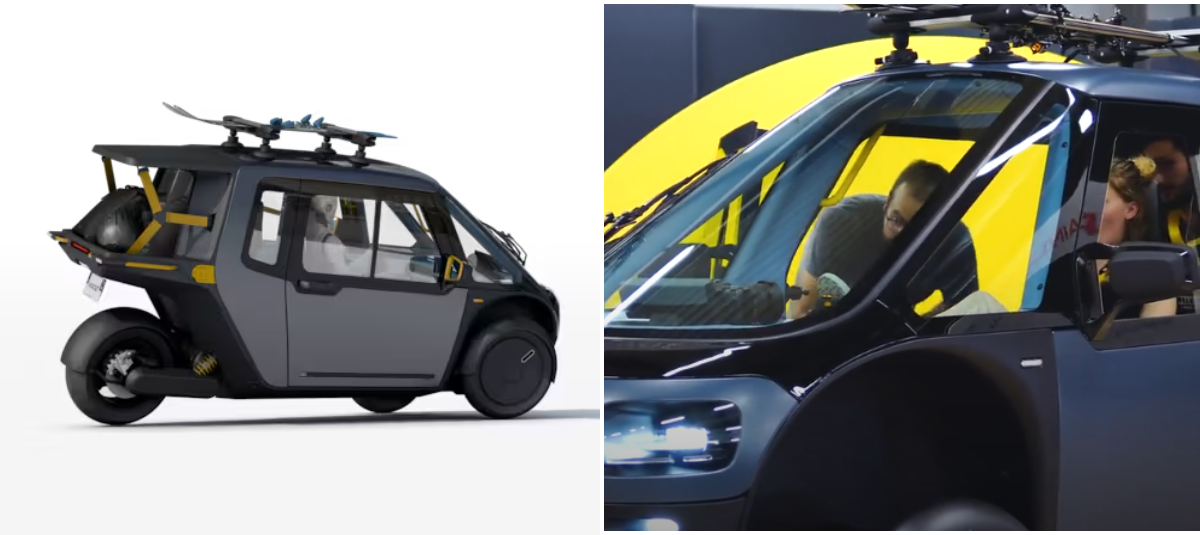 Triciclul viitorului: acesta este vehiculul care vă permite să pedaleți până la 120 km/h și este utilizat pentru a vă deplasa în orașele