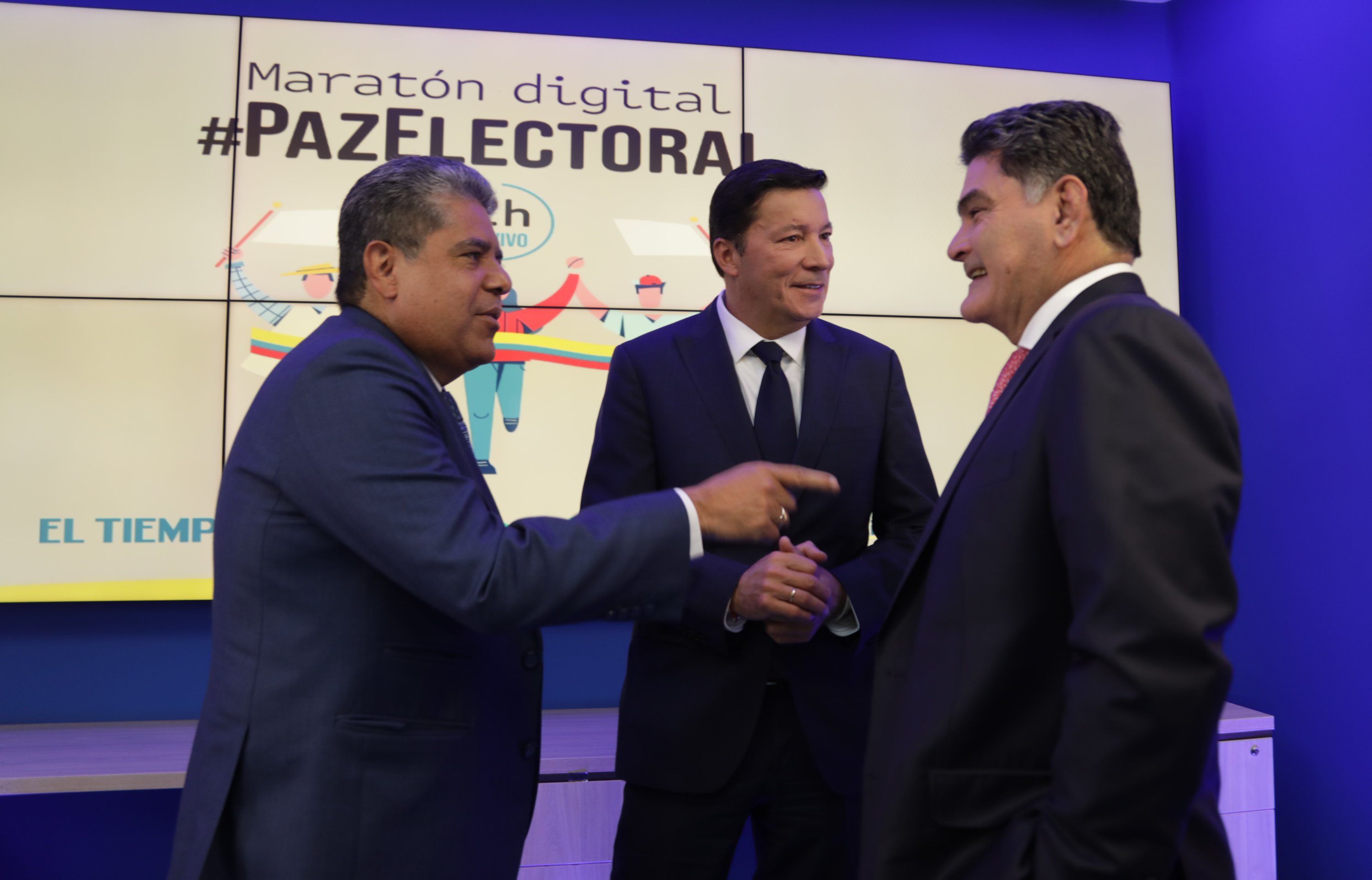 Carlos Hernán Rodríguez, Hernán Penagos y Gregorio Eljach