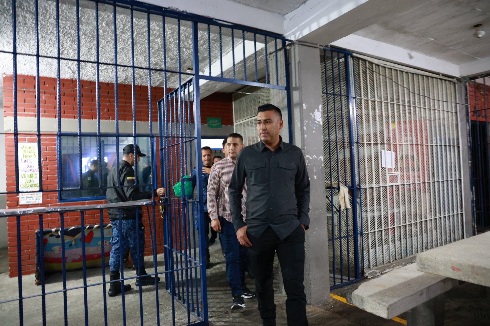 El director del Inpec, el coronel Daniel Gutiérrez.