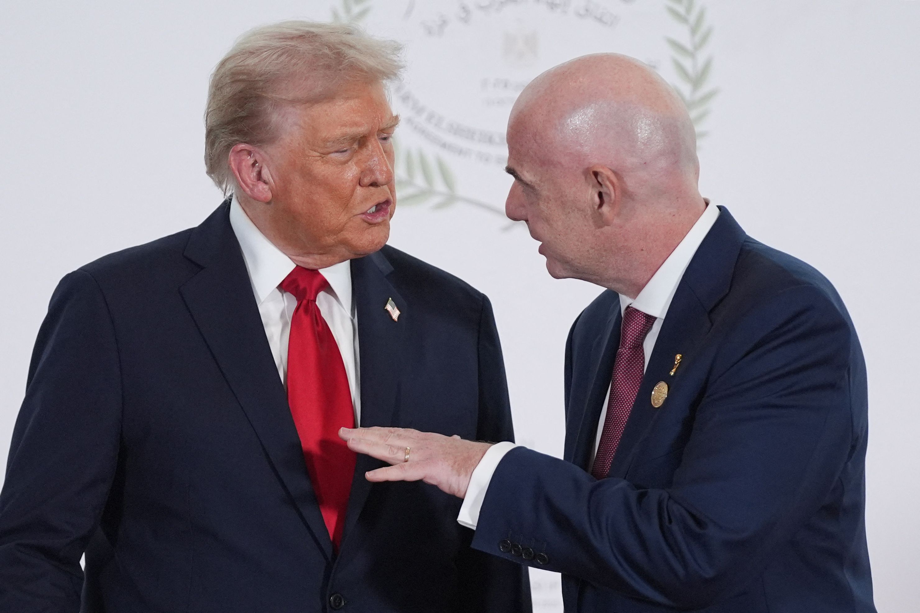 Donald Trump y Gianni Infantino