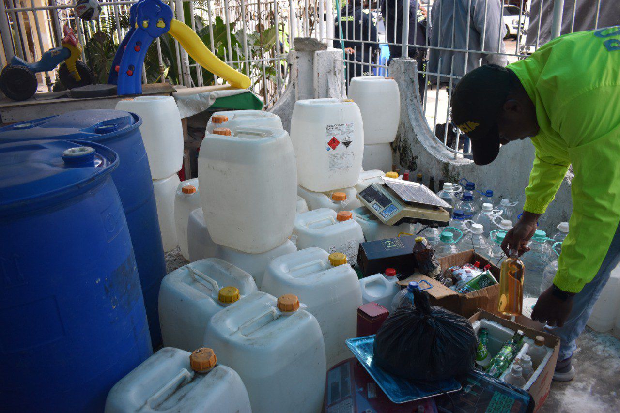 fabrica de licor adulterado