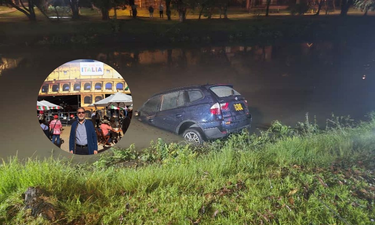 Accidente en caño de Suba
