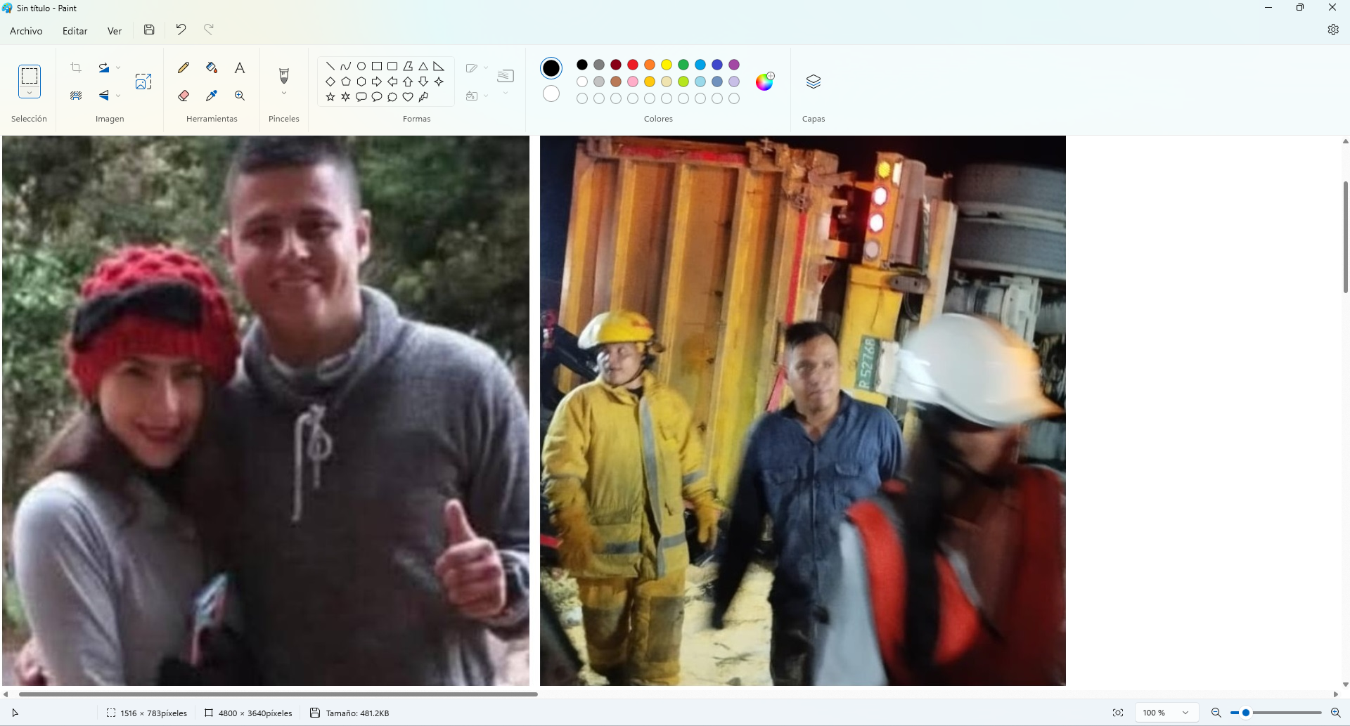 Víctimas del accidente en el Valle.