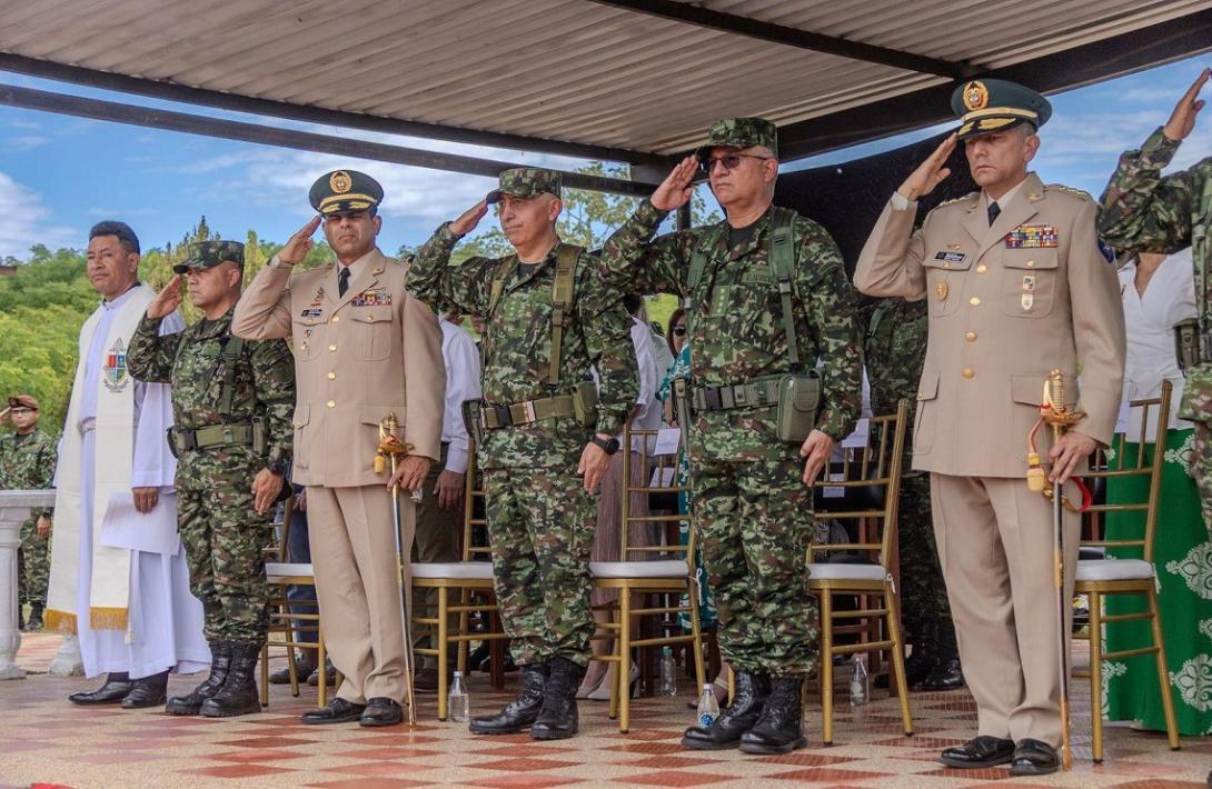 Ceremonia de transmisión de mando del Centro Nacional de Entrenamiento.
