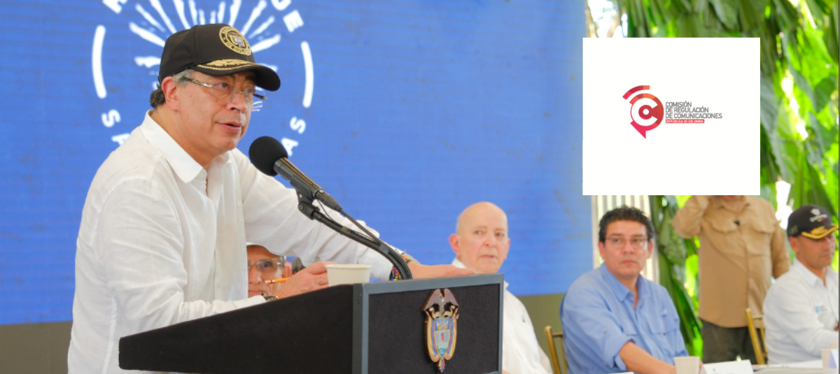 El presidente Gustavo Petro rechazó la decisión de la CRC.