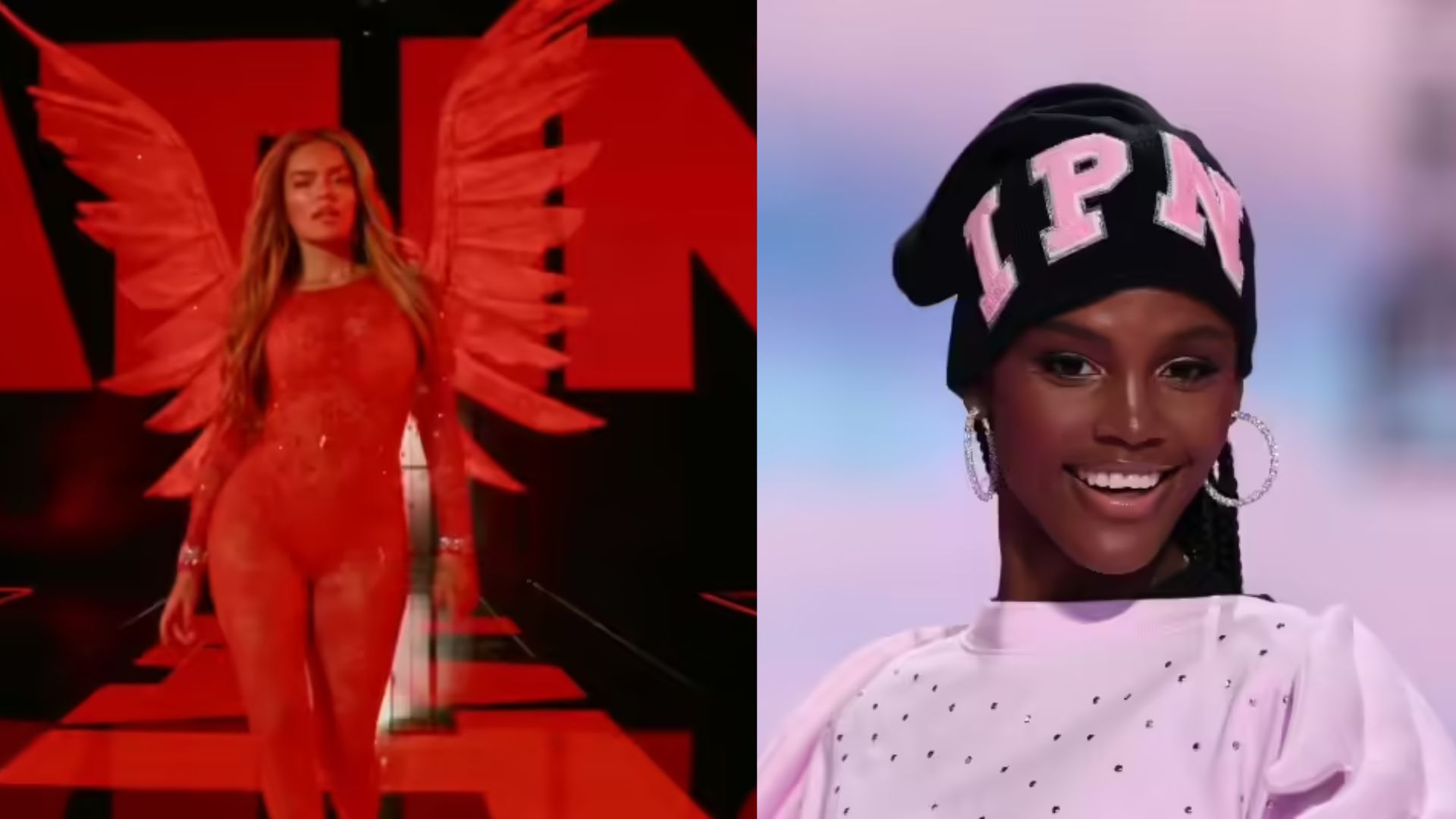 Karol G y Valentina Castro hicieron historia en el Victoria's Secret Fashion Show.