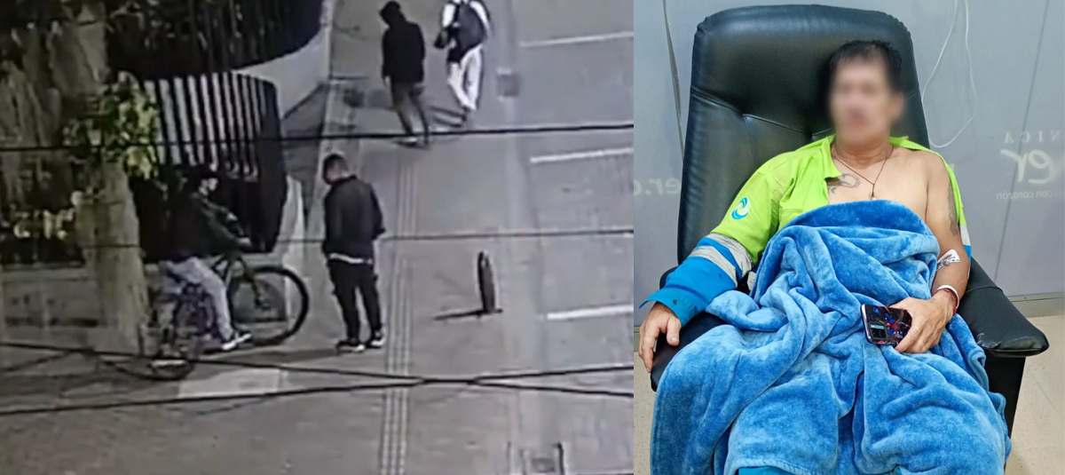 Operador de aseo agredido en Rionegro