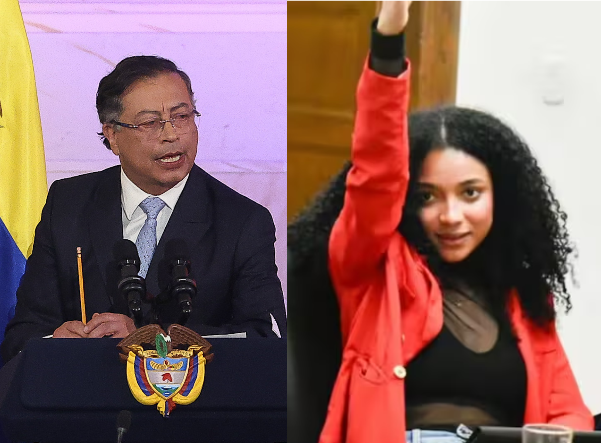 GUSTAVO PETRO Y JULIANA GUERRERO