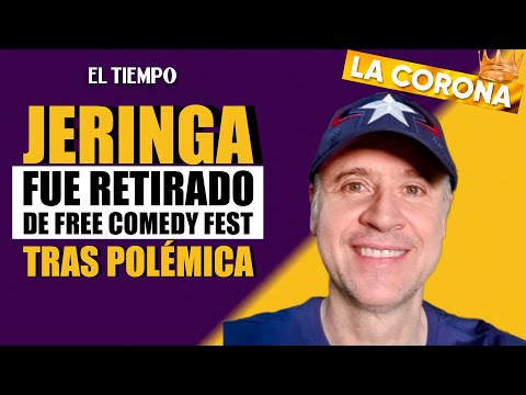 Los organizadores del Free Comedy Fest retiraron a Jeringa por reacciones negativas en redes sociales.