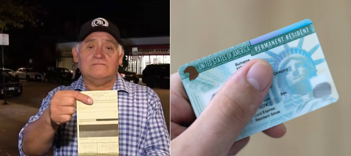 Migrante salvadoreño multado por no portar su green card en operativo del ICE en Chicago.