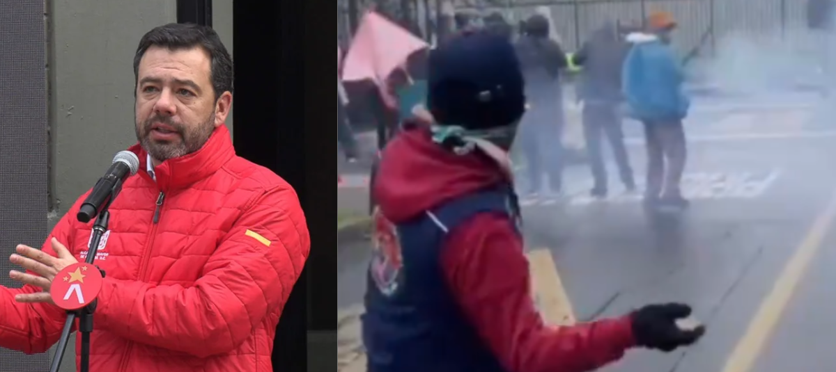 Carlos Fernando Galán condena ataques violentos frente a la Embajada de Estados Unidos en Bogotá