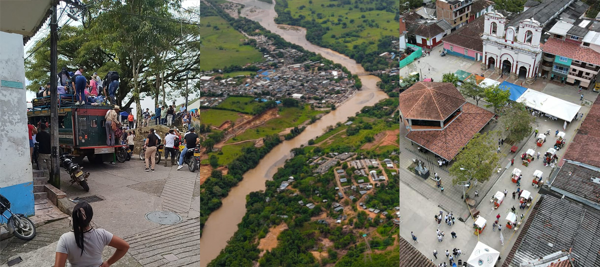 Briceño, Tarazá y Anorí, en Antioquia