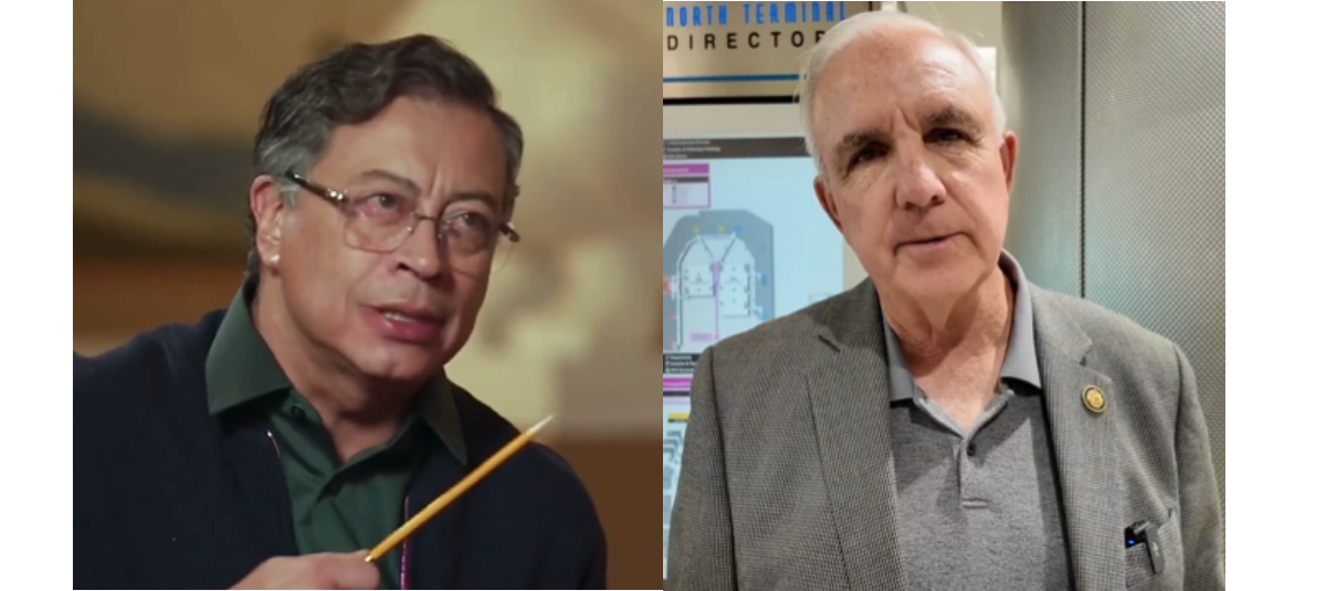 Presidente Gustavo Petro y Carlos Giménez