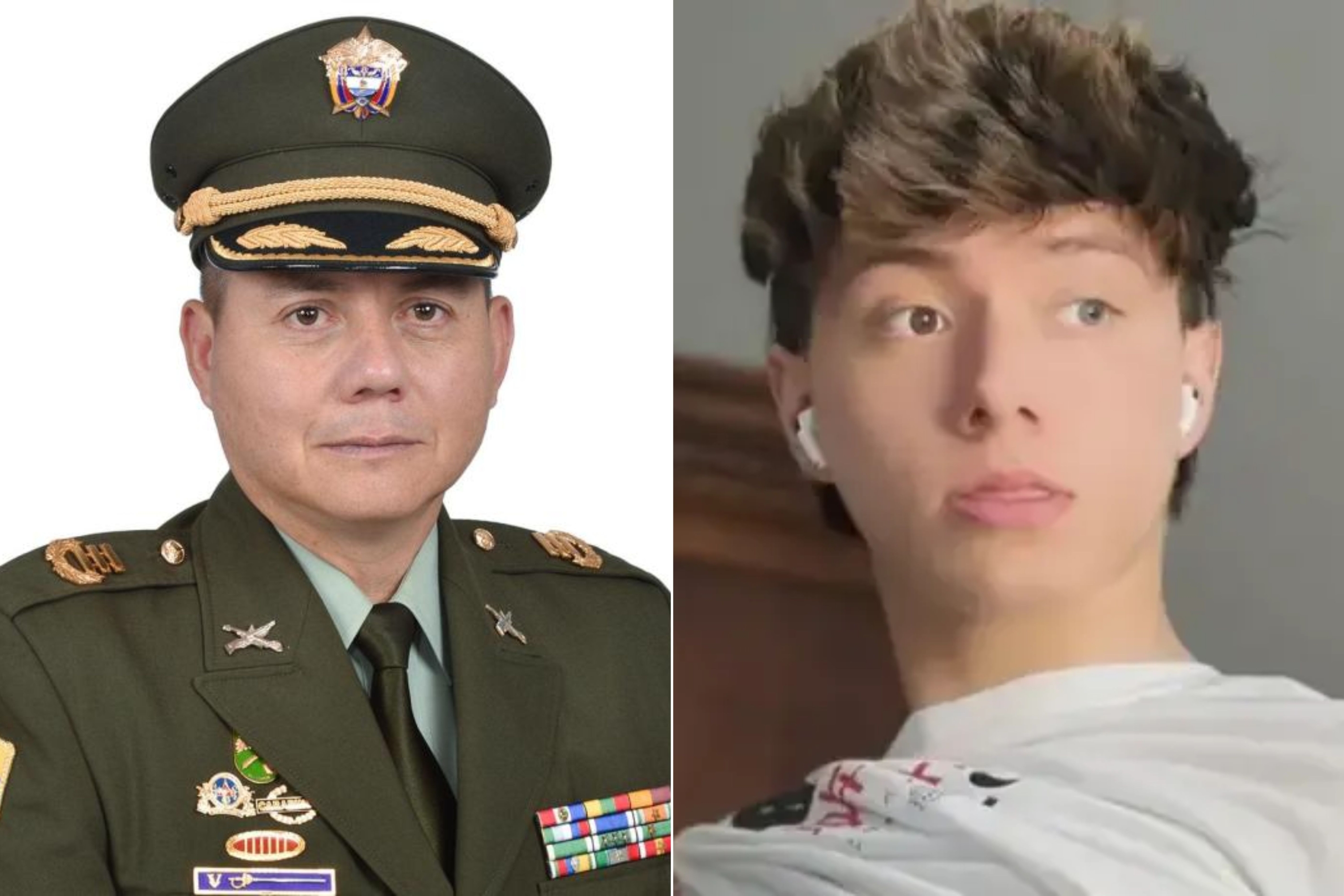 William Rincón y su hijo