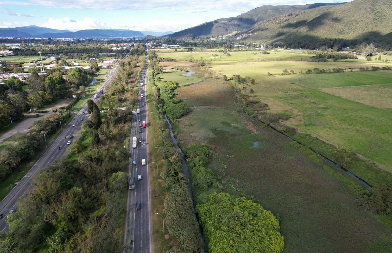 Tramo de la Autopista Norte.