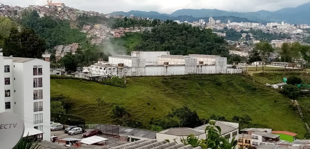 Vista general de la cárcel de varones La Blanca de Manizales/ Archivo particula