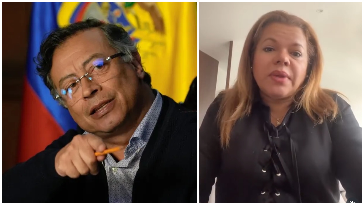 Presidente Gustavo Petro y Mary Luz Herrán