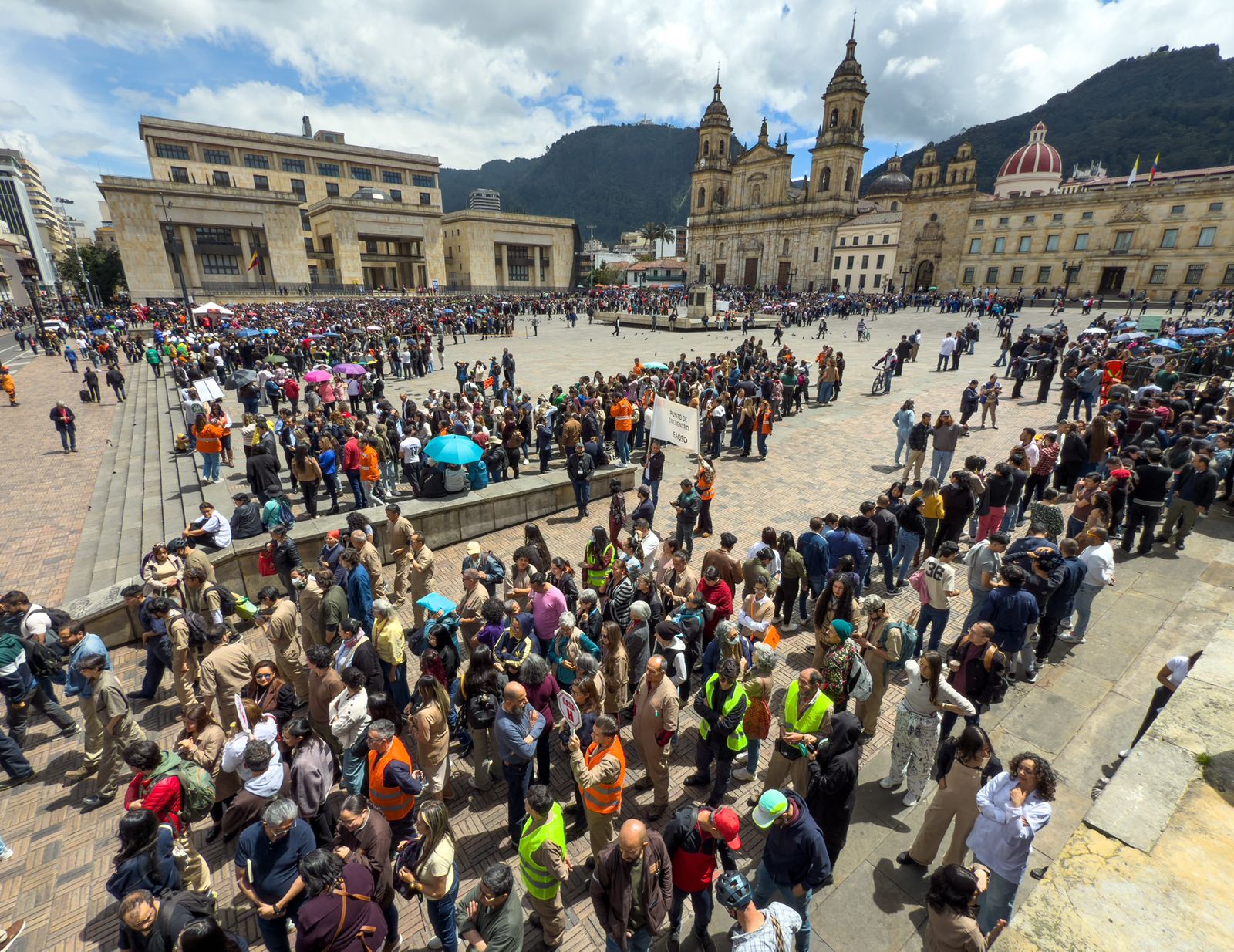 Simulacro en Bogotá