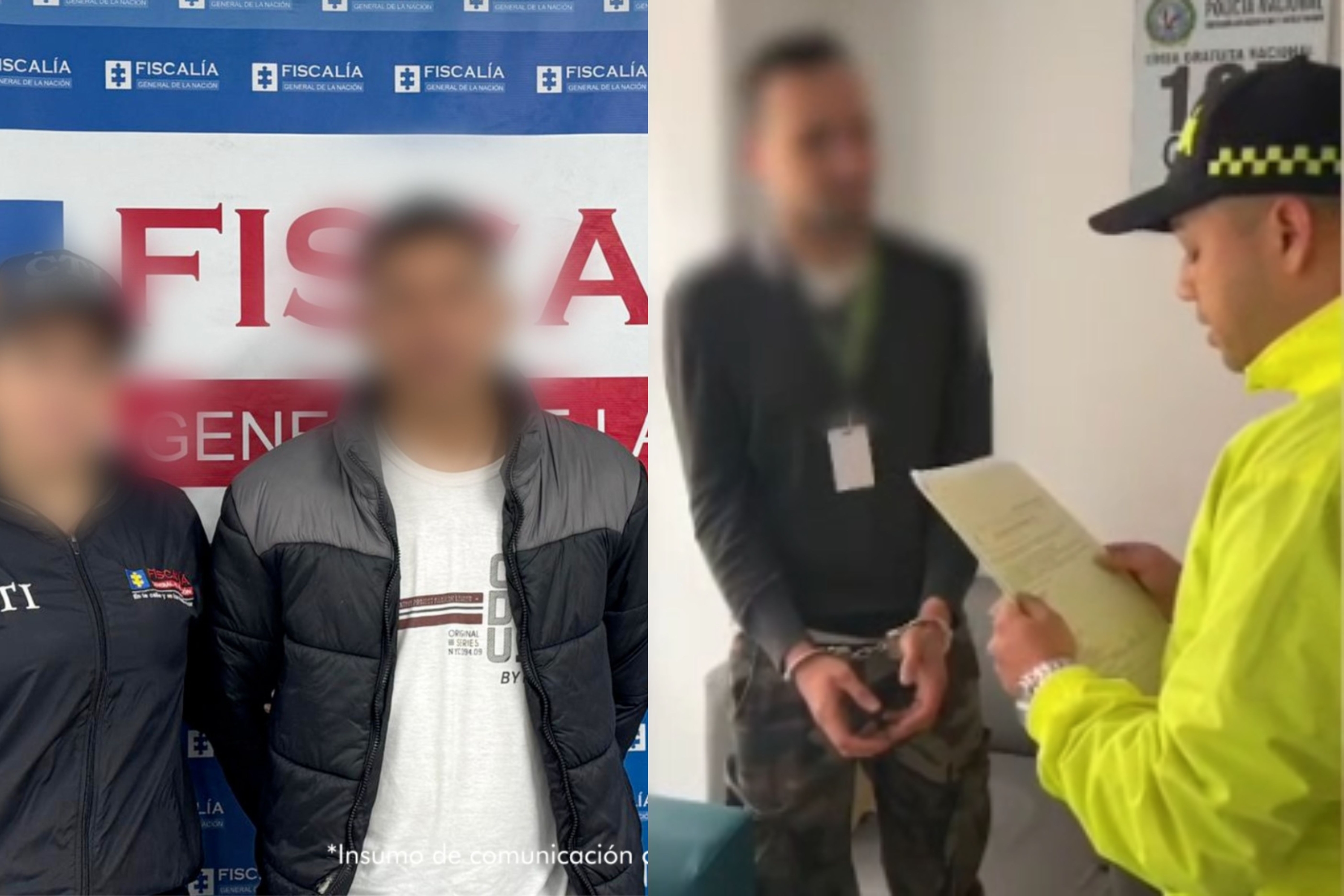 capturados abuso sexual bogotá