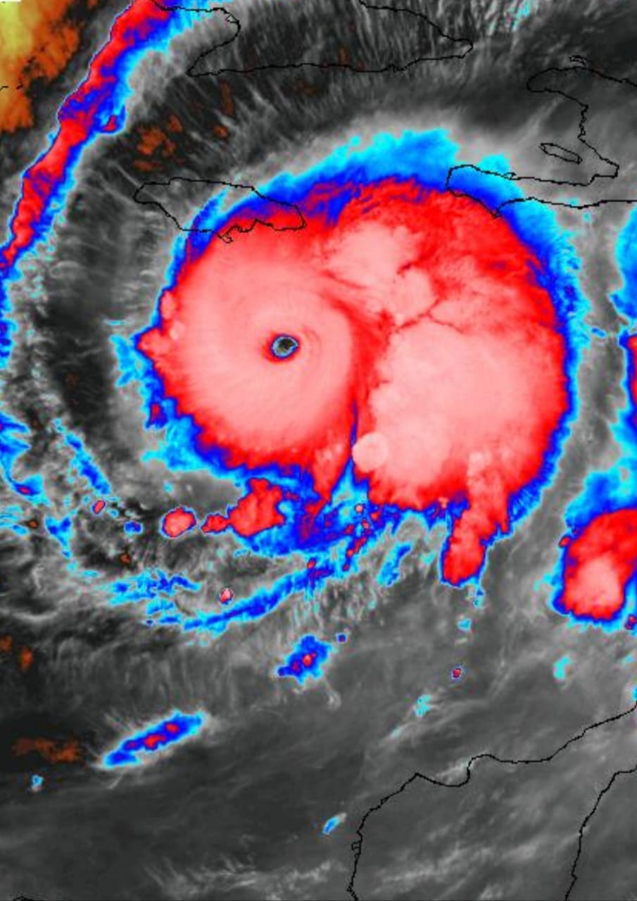 Huracán Melissa: impresionantes imágenes satelitales del fenómeno categoría 4 que incide sobre el Caribe colombiano