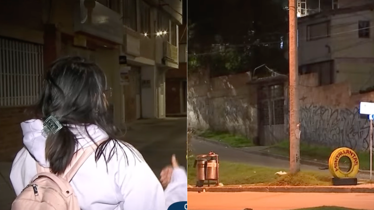 Joven golpeada brutalmente durante un intento de robo en Bogotá