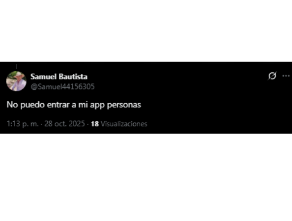 Raportarea erorilor în aplicația Mi Bancolombia.