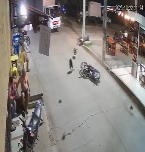 Accidente con moto en Ibagué